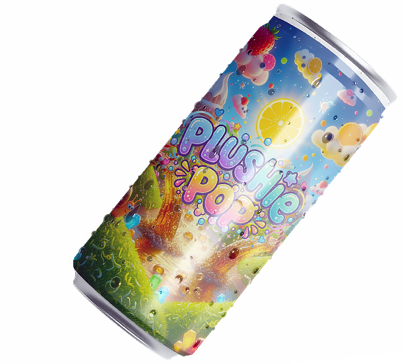 Plushie Pop Probiotic Soda Can